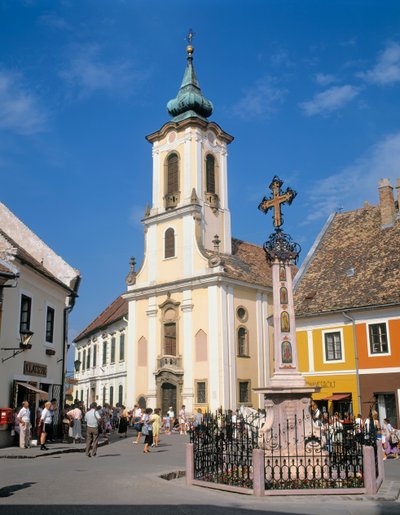 View of the main square and Blagovestenska church by Unbekannt Unbekannt